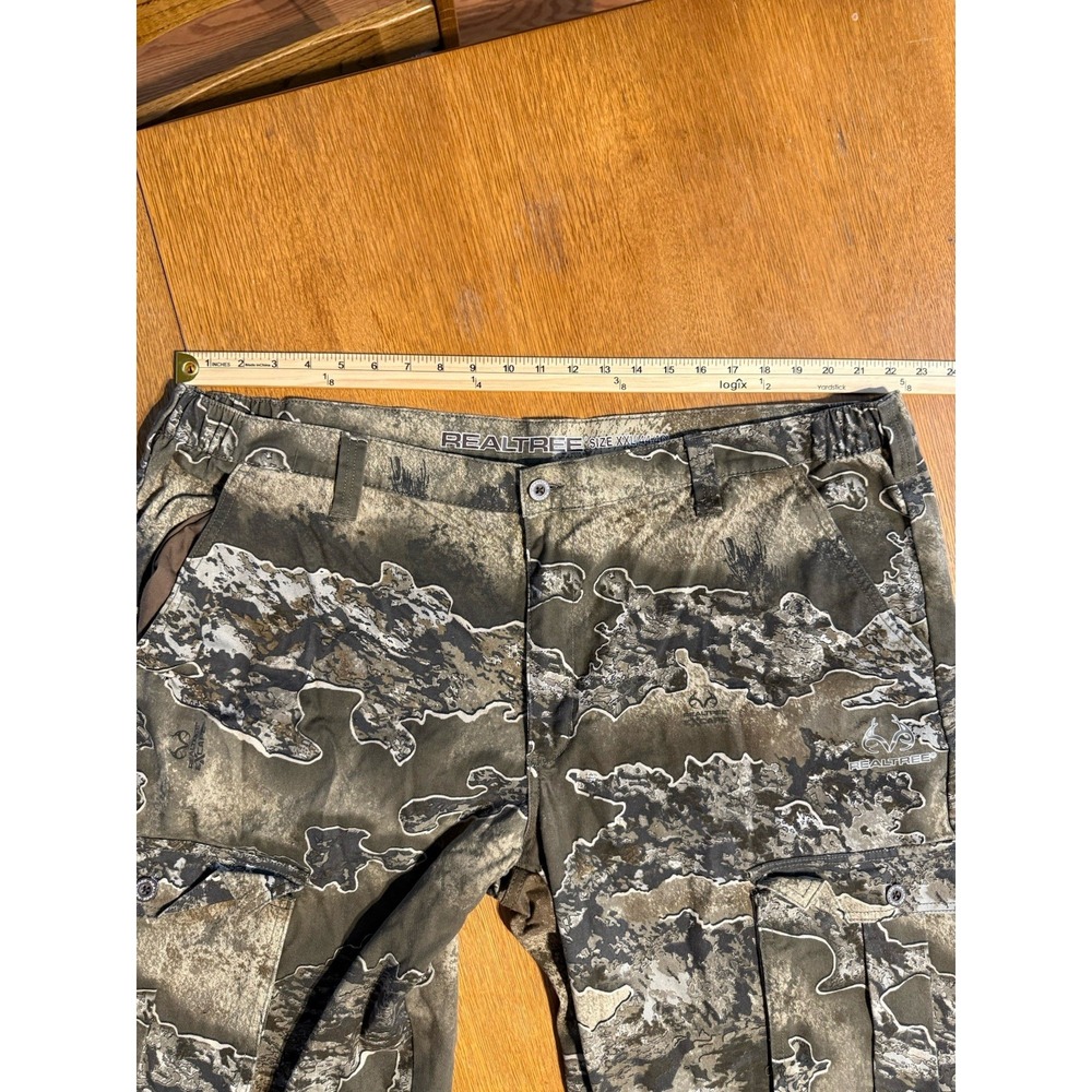 Realtree Escape Camp Cargo Pants Mens 2XL (44x32) Cargo Pockets Hunting Stretch - Picture 6 of 14